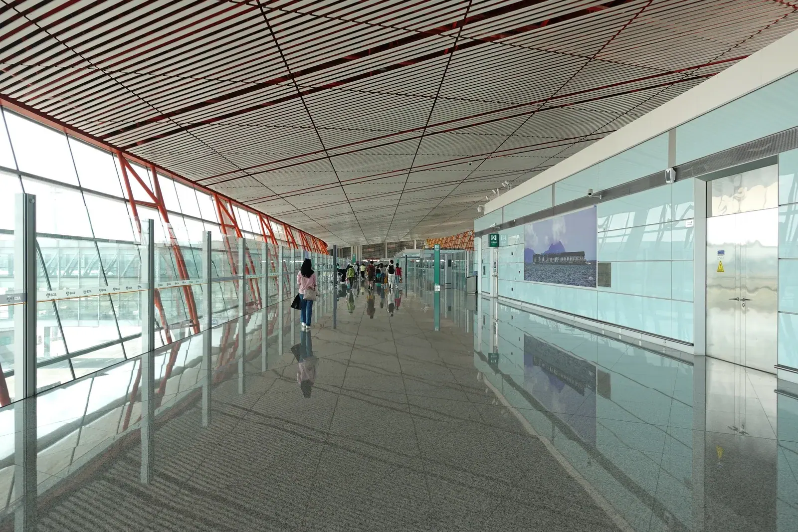 International arrival passage at Beijing Capital International Airport Terminal 3