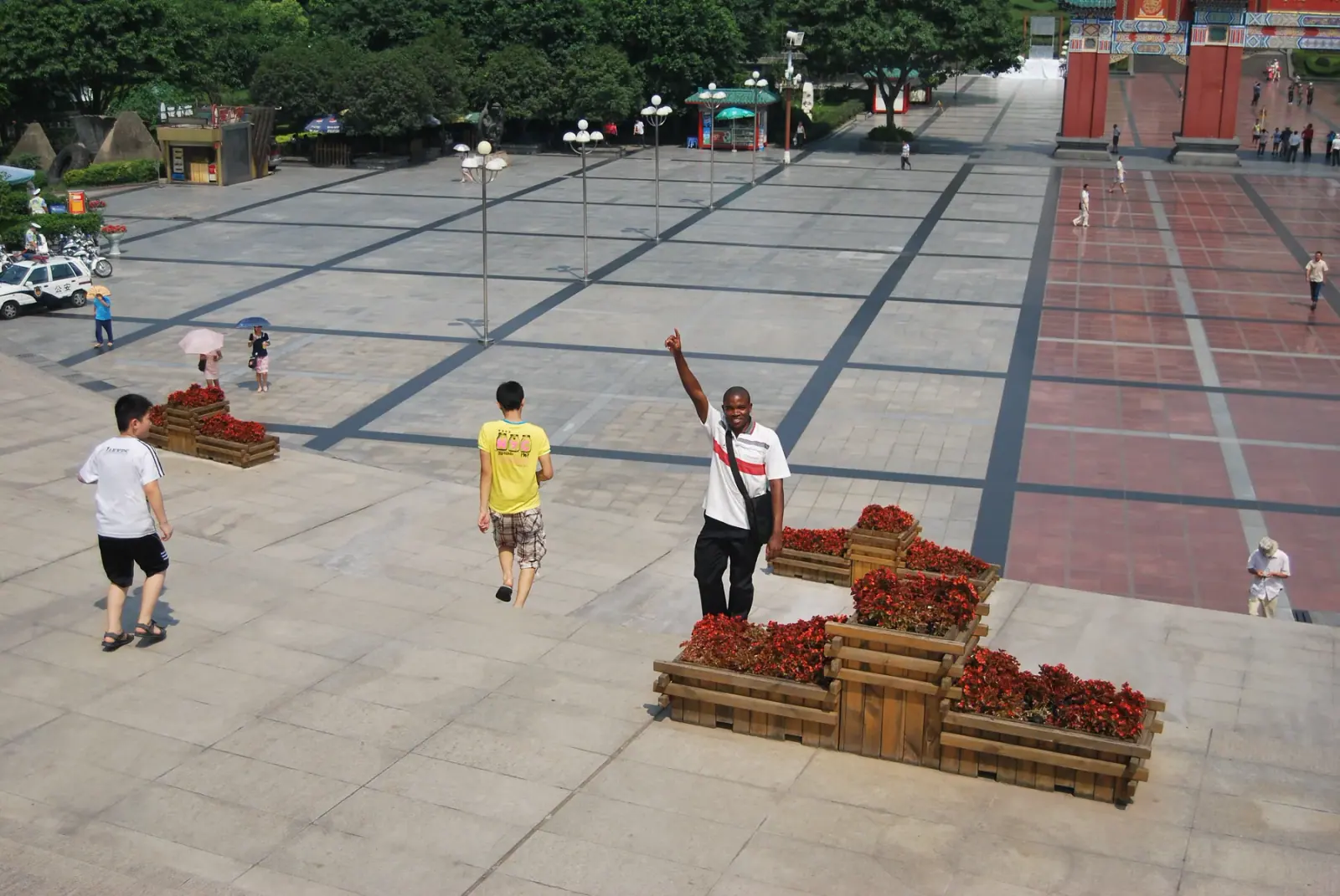 Exterior of the Three Gorges Museum opposite Chongqing People's Great Hall